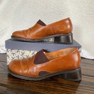 Think! Brown Leather Women's Shoe